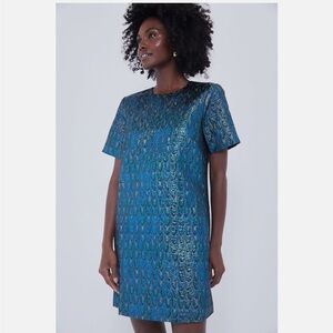 Tuckernuck POMANDER PLACE Pavo Jacquard Mae Dress - Sm